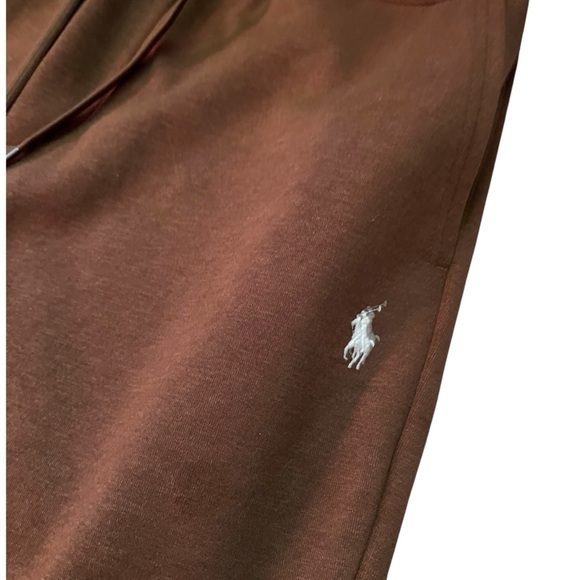 POLO RALPH LAUREN Double Knit Tech Fleece Jogger Sweatsuit Brown - Picture 7 of 12